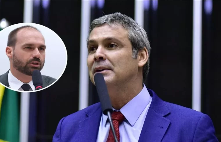 Lindbergh Farias denuncia Eduardo Bolsonaro por conspiração internacional contra o STF