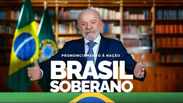 Lula faz pronunciamento em rede nacional sobre o “tarifaço” de Trump