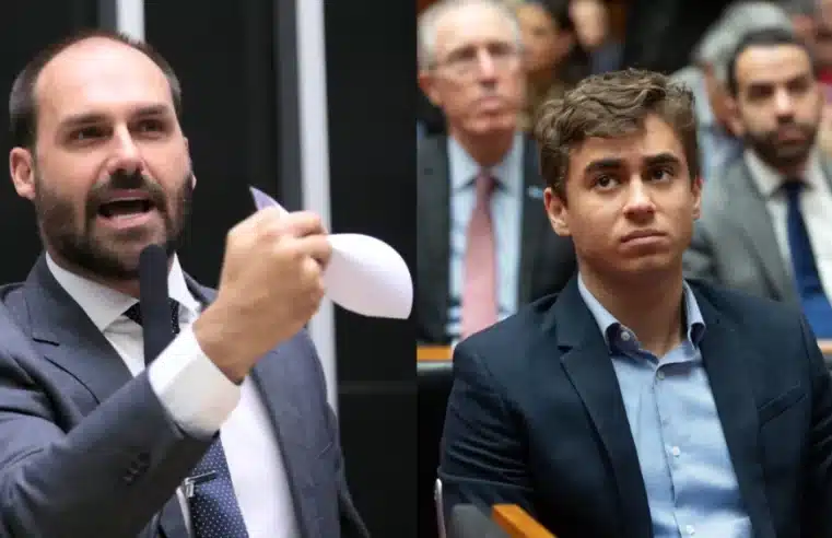 Nikolas Ferreira exalta atuação de Eduardo Bolsonaro nos EUA e diz que sanção a Moraes é marco contra abuso de poder