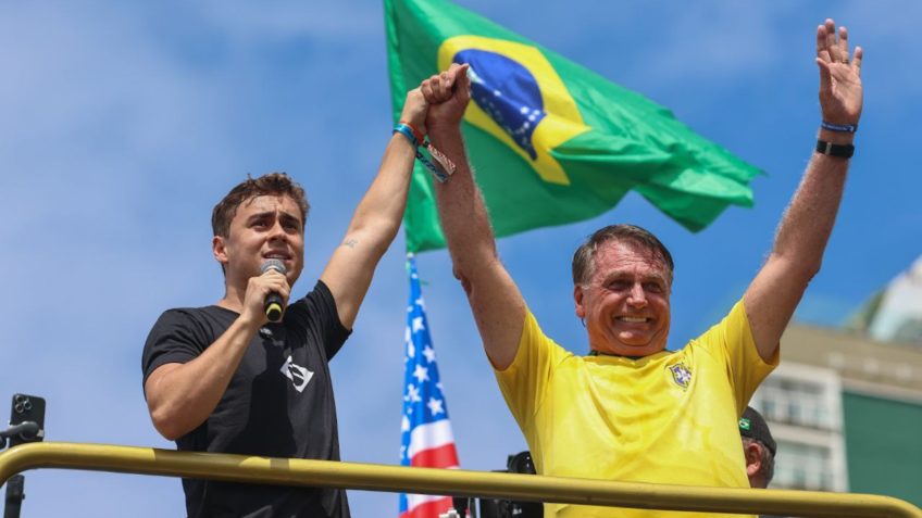 Nikolas Ferreira pede autorização a Moraes para visitar Bolsonaro — e tenta transformar prisão domiciliar em palanque