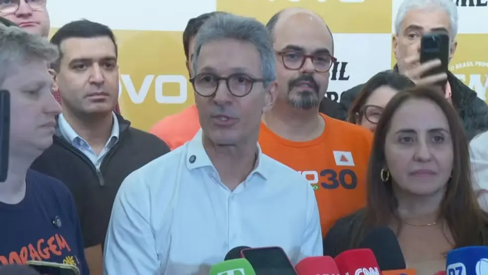 Zema anuncia pré-candidatura à Presidência em 2026