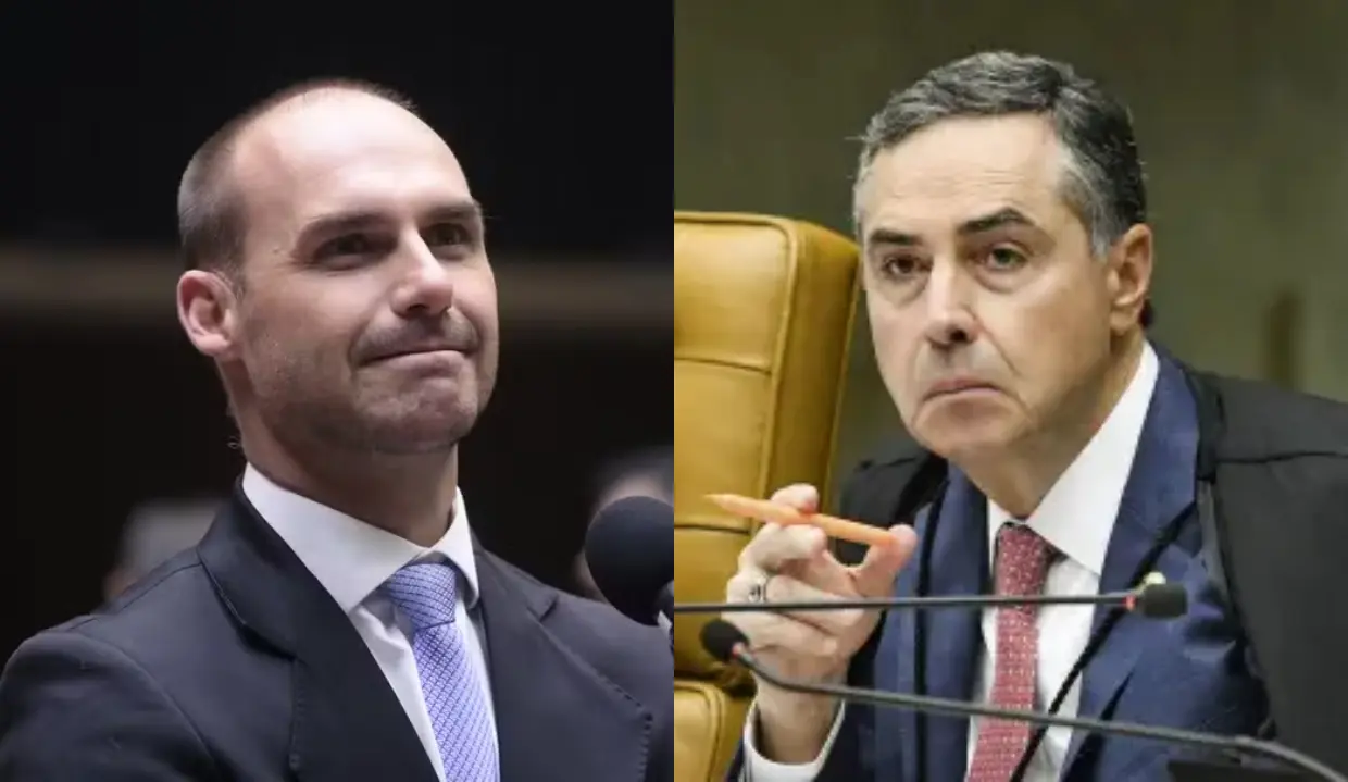 Eduardo Bolsonaro chama Barroso de “woke” e associa saída do STF à lei Magnitsky